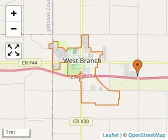 Area schools map